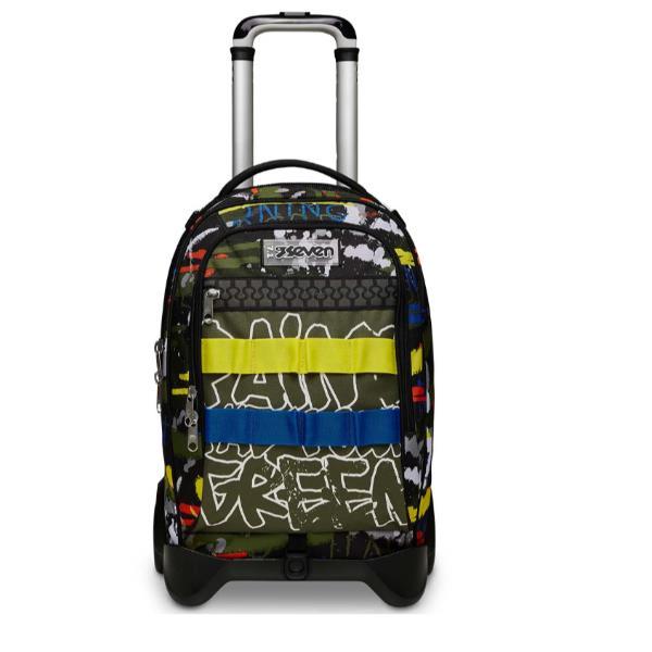 SEVEN FLUO BELTS BOY TROLLEY JACK 2 RUOTE …